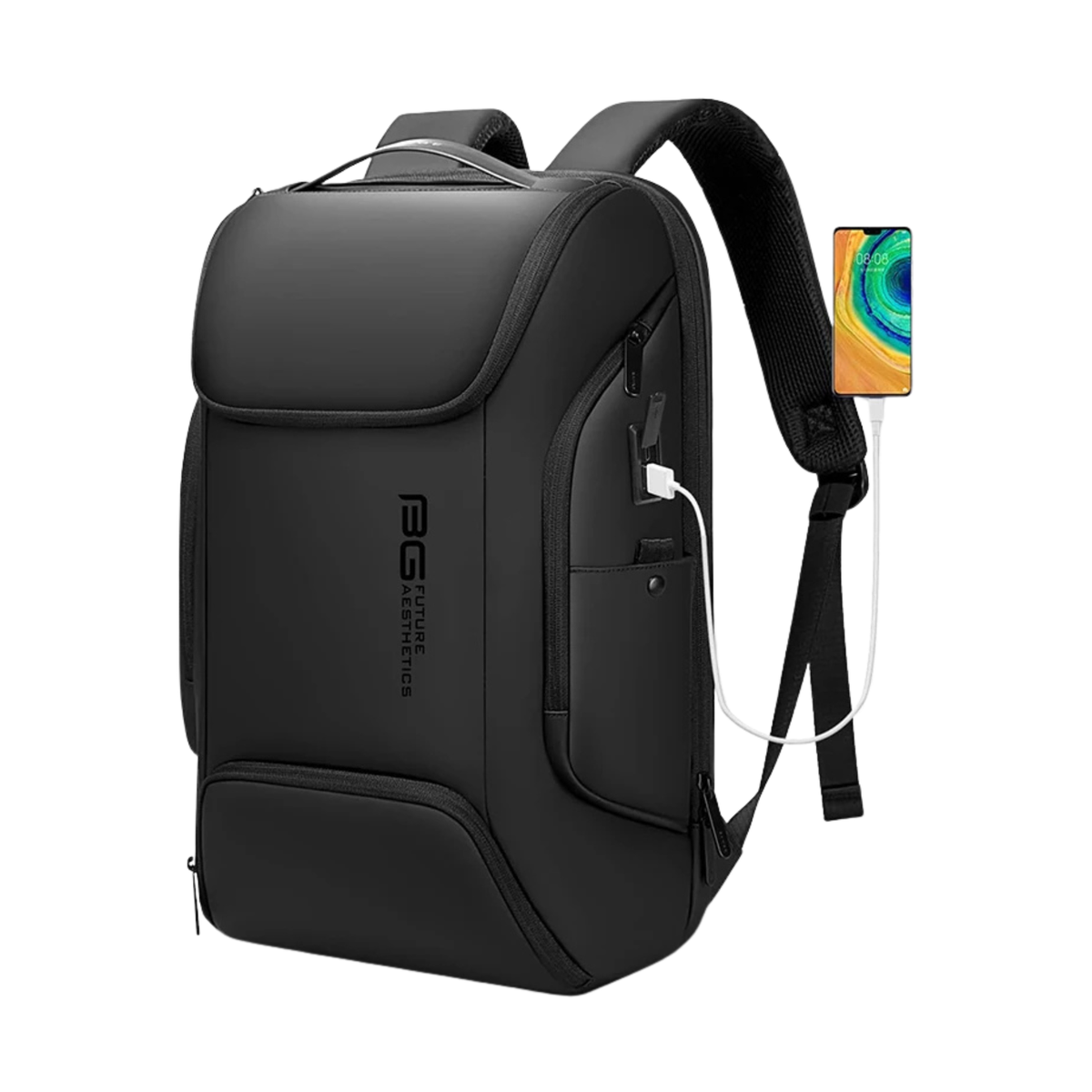 Travel Backpack 19 Inch – USB Port Water Resistant - Sleek Design with Multiple Pockets for Organized Travel