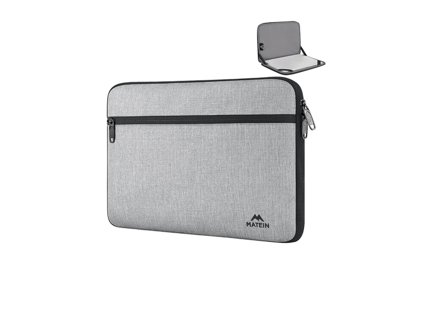 Laptop Sleeve 14-Inch - Water Resistant & Stylish with Soft Lining – Fits MacBook Air/Pro – Grey