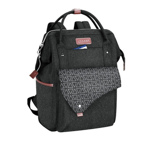 Laptop Bag 15.6-Inch Lightweight, Water Resistant Shoulder Backpack with USB Port, Unisex