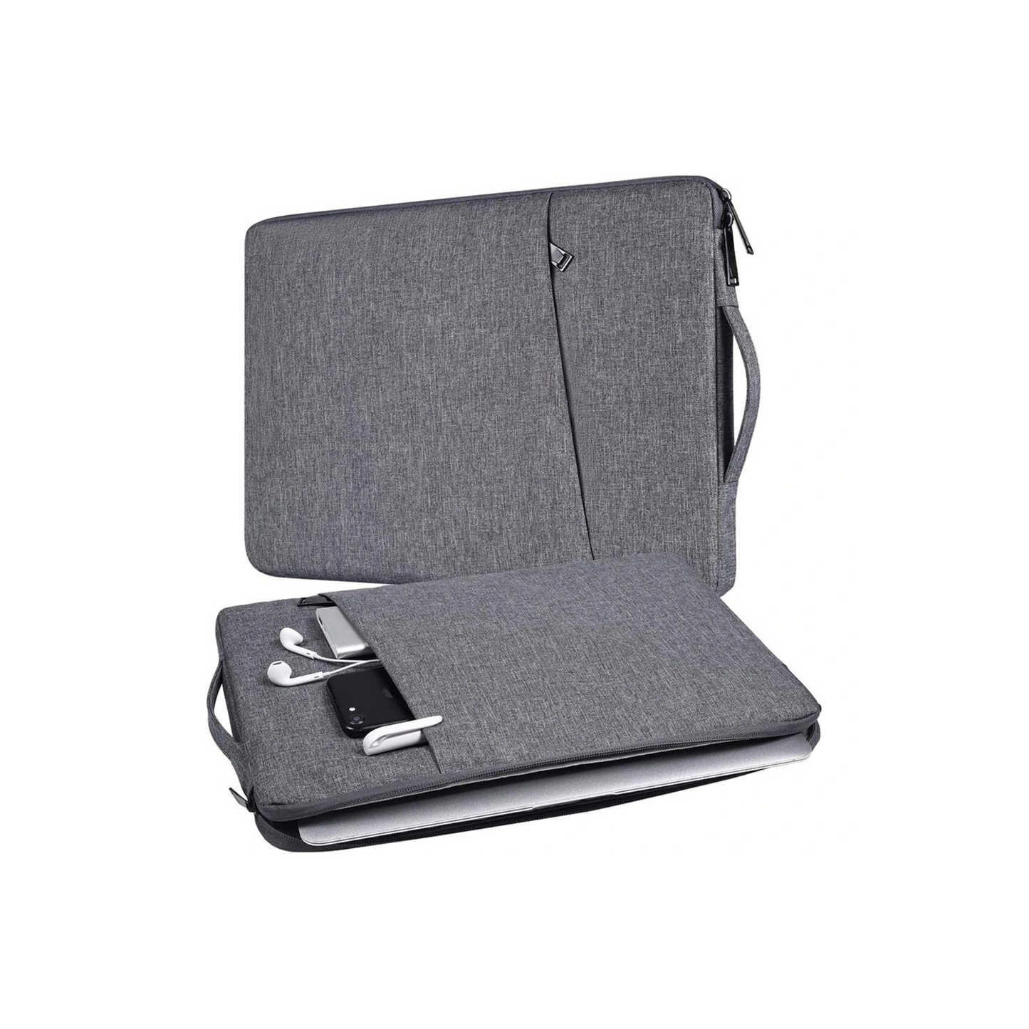 Easy Travel 15 Inch Laptop Sleeve Extra Front Pocket - Lightweight & Practical Design
