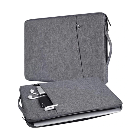 Easy Travel 15 Inch Laptop Sleeve Extra Front Pocket - Lightweight & Practical Design