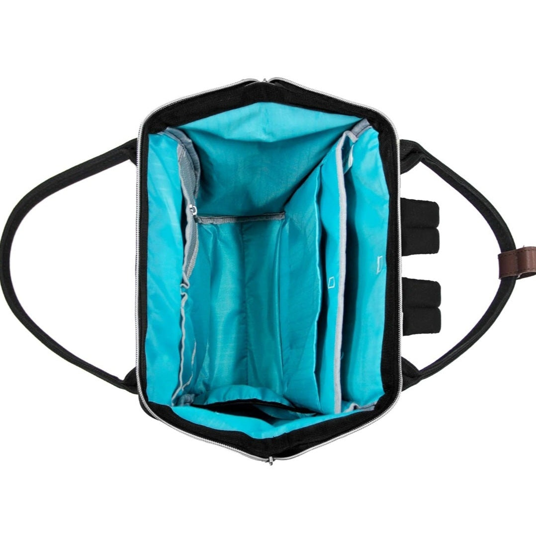 Laptop Bag 15.6-Inch Lightweight, Water Resistant Shoulder Backpack with USB Port, Unisex
