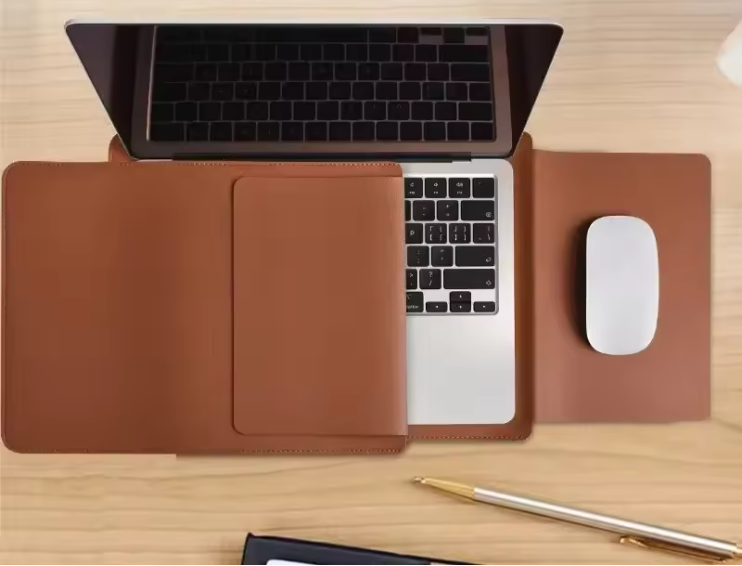 Professional 14-16 inch Laptop Sleeve with Built-in Mouse Pad