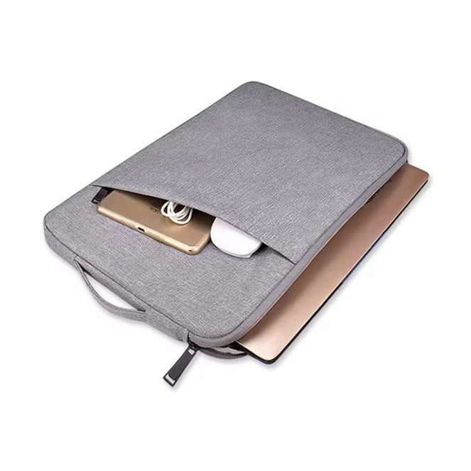 Easy Travel 15 Inch Laptop Sleeve Extra Front Pocket - Lightweight & Practical Design