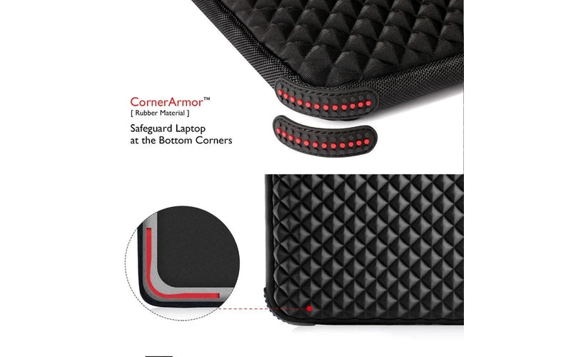 17.3-Inch Laptop Sleeve – Quilted Drop Corner Protection