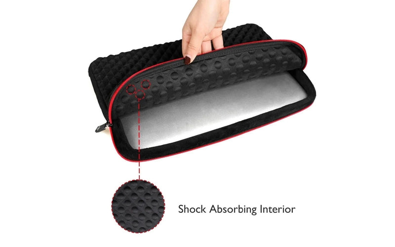 17.3-Inch Laptop Sleeve – Quilted Drop Corner Protection
