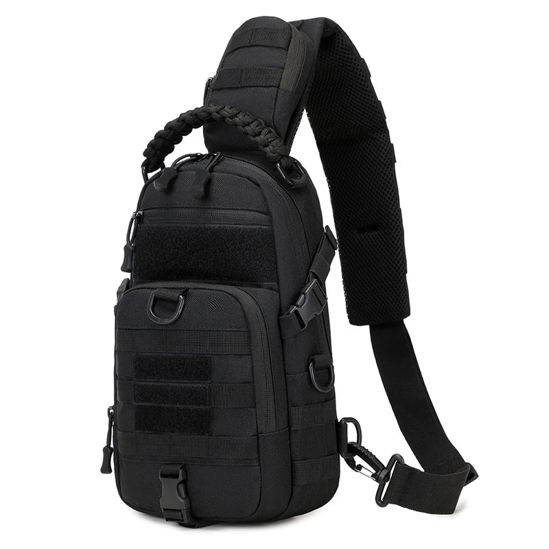 Tactical Sling Crossbody Bag – Durable Outdoor Shoulder Pack for Hiking, Cycling, Climbing & Fishing – Adjustable Strap & Multiple Pockets
