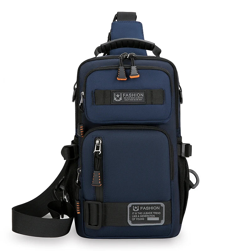 Sling Crossbody Shoulder Bag – Adjustable Strap with Multiple Pockets for Everyday Convenience