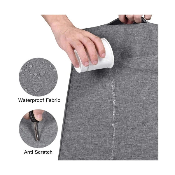 Easy Travel 15 Inch Laptop Sleeve Extra Front Pocket - Lightweight & Practical Design