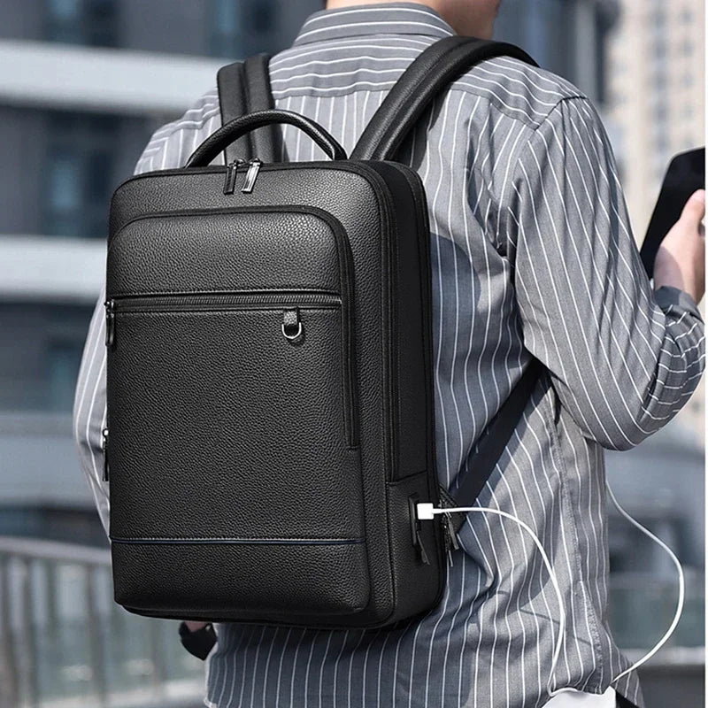 Executive Laptop Backpack – 15.6 Inch, Sleek Design, Water-Resistant, USB Charging – Stylish Business Bag for Men