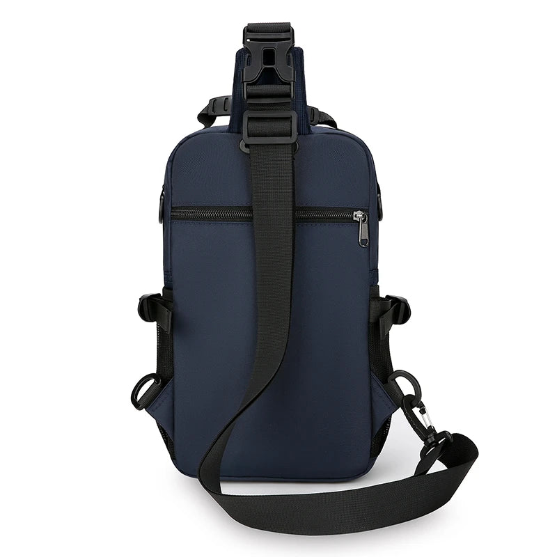Sling Crossbody Shoulder Bag – Adjustable Strap with Multiple Pockets for Everyday Convenience