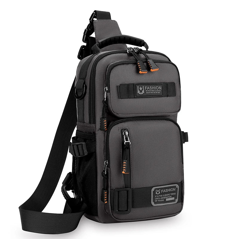 Sling Crossbody Shoulder Bag – Adjustable Strap with Multiple Pockets for Everyday Convenience