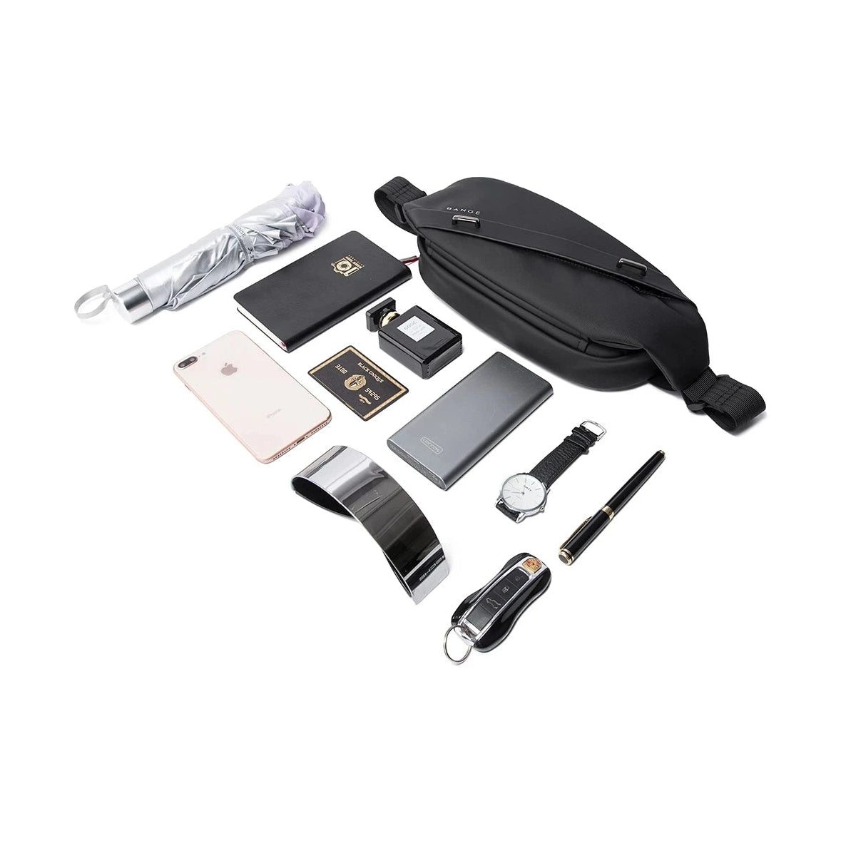 Waterproof Crossbody Shoulder Bag – Multifunction Design with Multiple Pockets