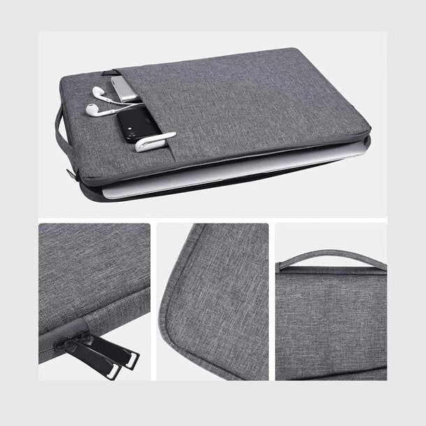 Easy Travel 15 Inch Laptop Sleeve Extra Front Pocket - Lightweight & Practical Design
