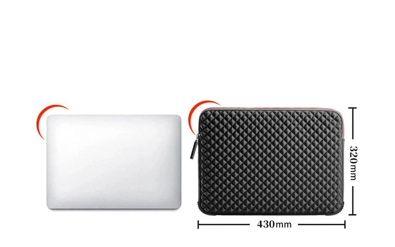 17.3-Inch Laptop Sleeve – Quilted Drop Corner Protection