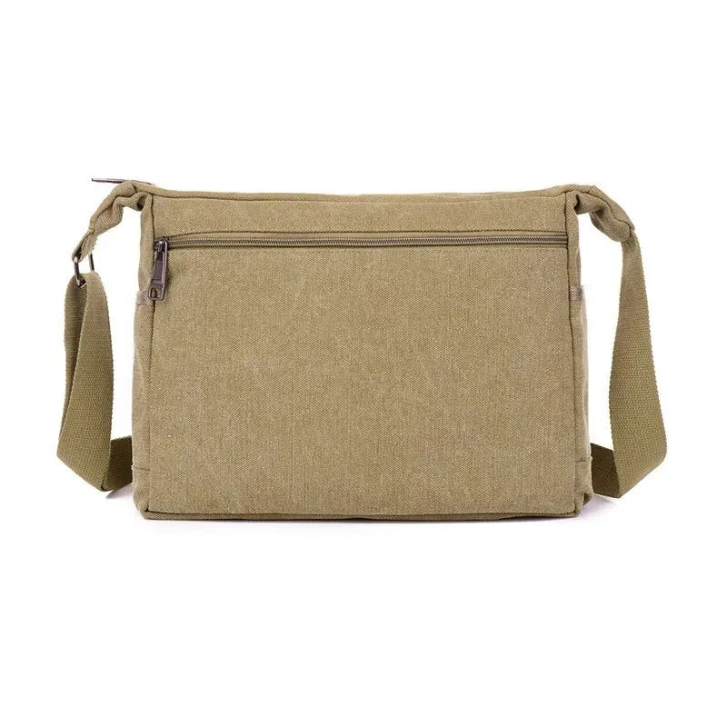 Vintage Crossbody Bag – Stylish Multi-Pockets Shoulder Bag for Men & Women – Casual & Functional Design