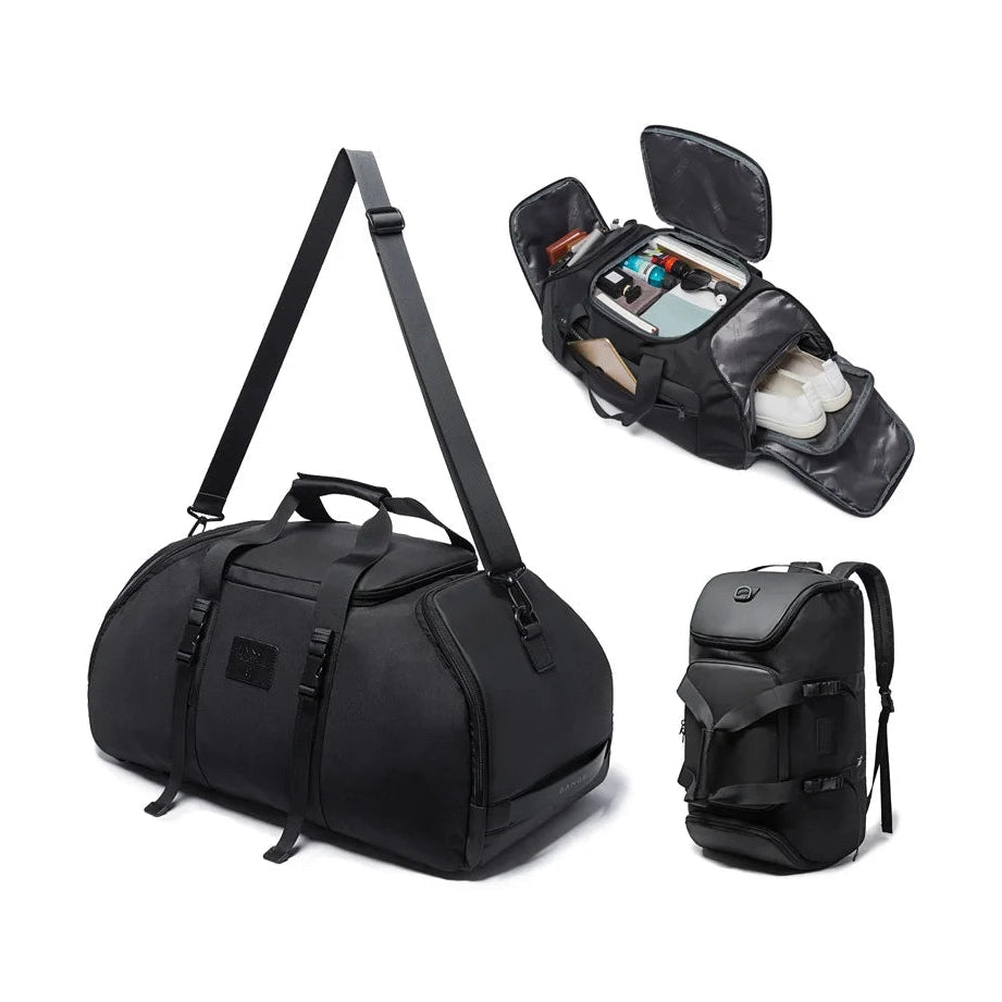 Large Sports Gym Duffel Bag – Backpack Combination with Multiple Pockets