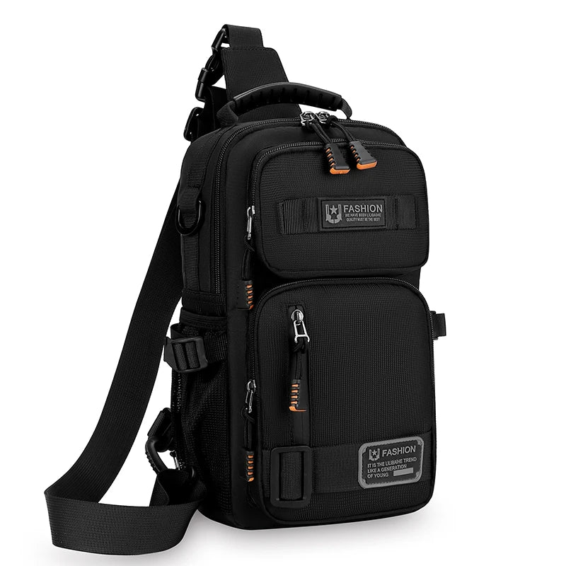 Sling Crossbody Shoulder Bag – Adjustable Strap with Multiple Pockets for Everyday Convenience