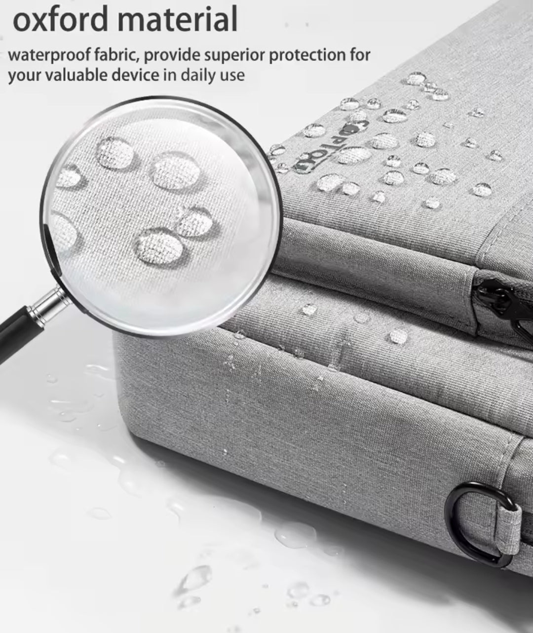Laptop Bag with 5-Sided Padded Compartment – Water-Resistant, Multi-Pocket Design for Easy Travel