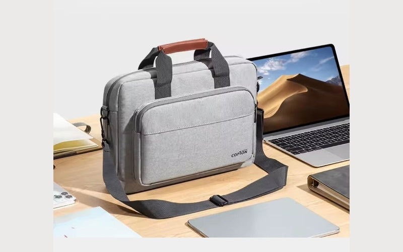 Laptop Bag with 5-Sided Padded Compartment – Water-Resistant, Multi-Pocket Design for Easy Travel