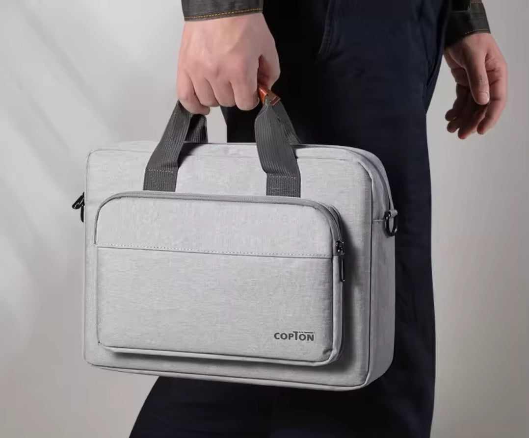 Laptop Bag with 5-Sided Padded Compartment – Water-Resistant, Multi-Pocket Design for Easy Travel
