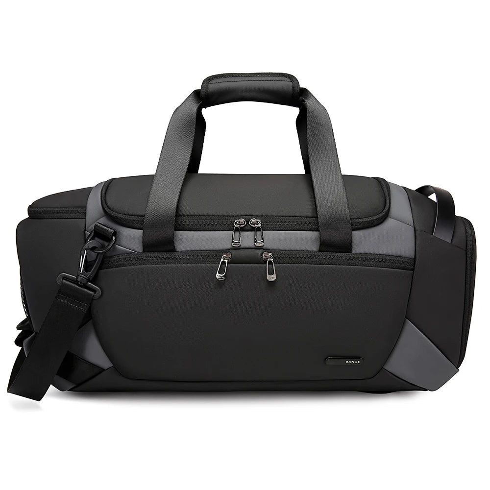 Men’s Sports Duffel Bag – Water-Resistant Gym Bag with Dry/Wet Separation & Extra Side Shoe Compartment – Ideal for Travel & Fitness