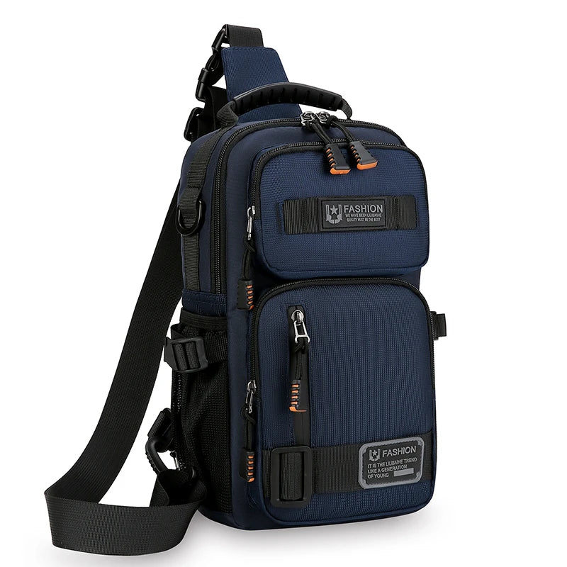 Sling Crossbody Shoulder Bag – Adjustable Strap with Multiple Pockets for Everyday Convenience