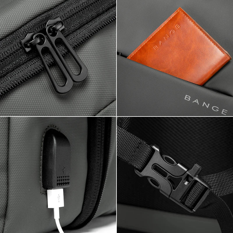 Expandable 37L Travel Backpack – Lightweight, Water-Resistant & Multi-Compartment Design