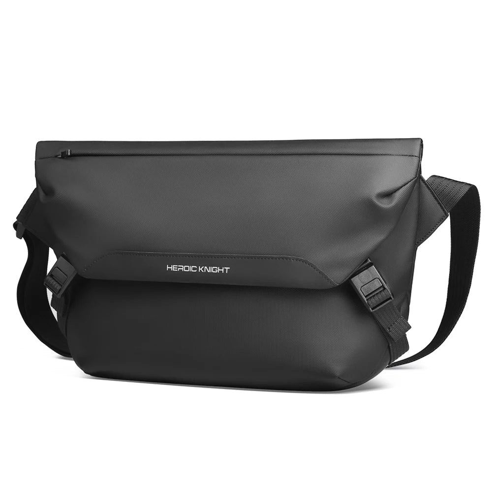 Men’s Shoulder Crossbody Messenger Bag – Water-Resistant Side Bag for 11-Inch iPad & Smartphone – Multiple Compartments for Outdoor, Cycling & Everyday Use