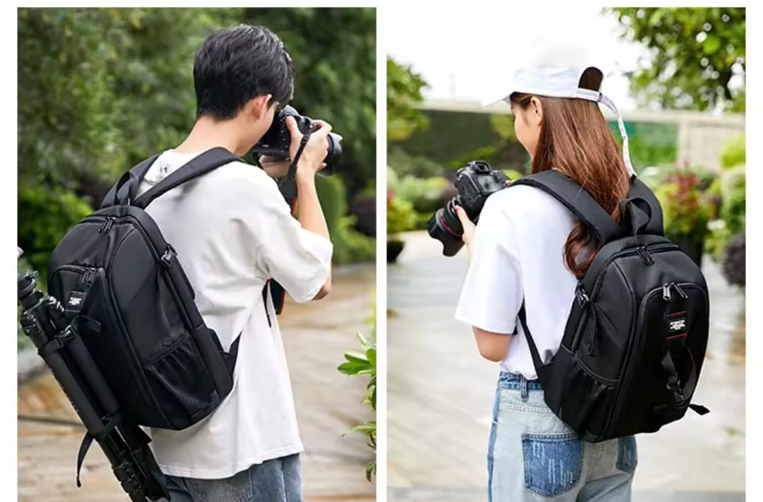 Professional Camera Backpack – Waterproof, High-Capacity DSLR Bag with Tripod Holder