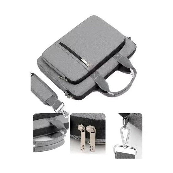Laptop Sleeve & Shoulder Bag – Extra Foam Protection, Luggage Belt, and Water-Resistant Design – Fits MacBook, ASUS, Lenovo, Dell & Huawei