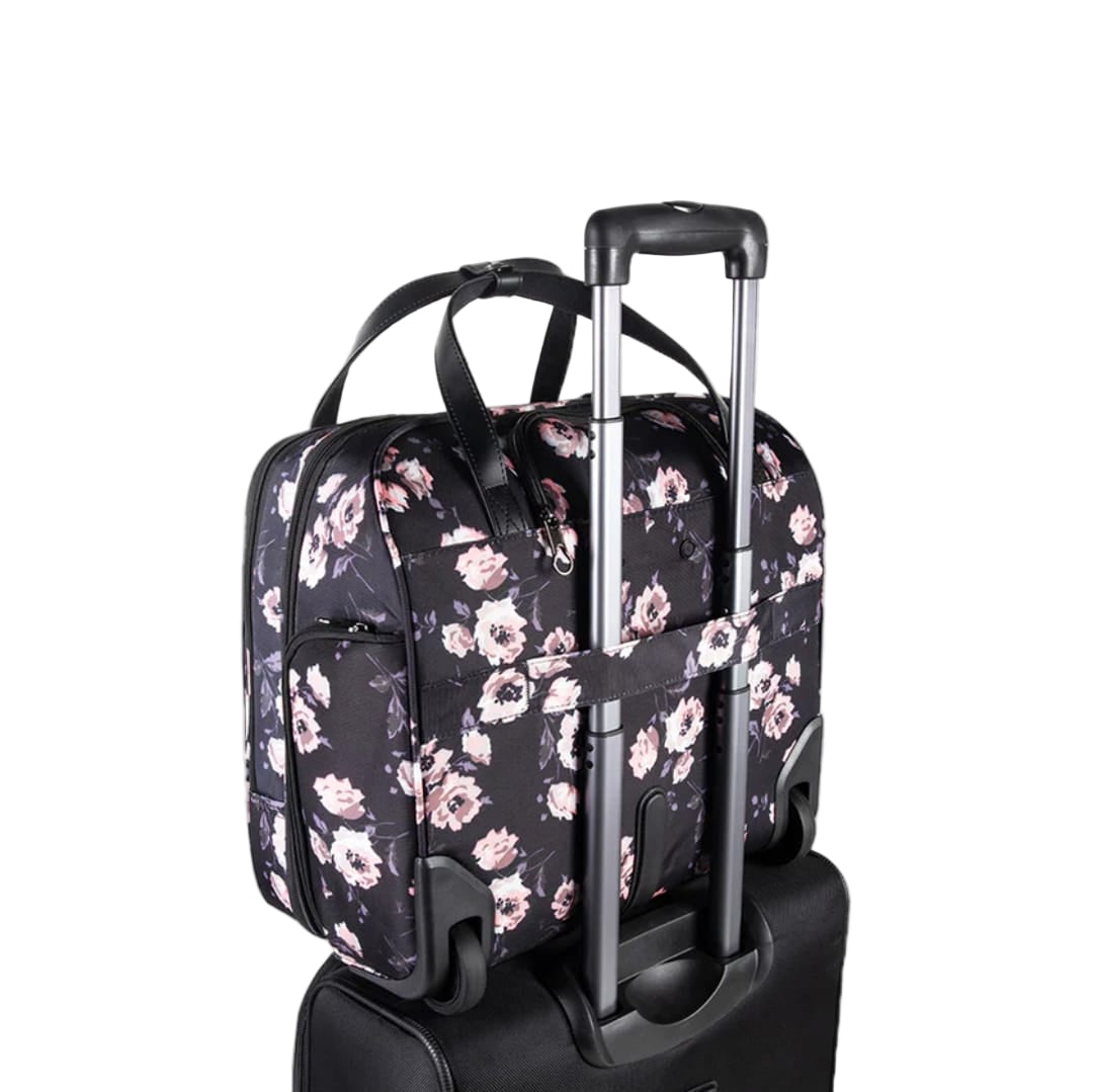 KROSER Business Trolley – Water-Resistant 15" Laptop Bag with RFID Blocking, Multiple Pockets & Unique, Easy-Travel Design