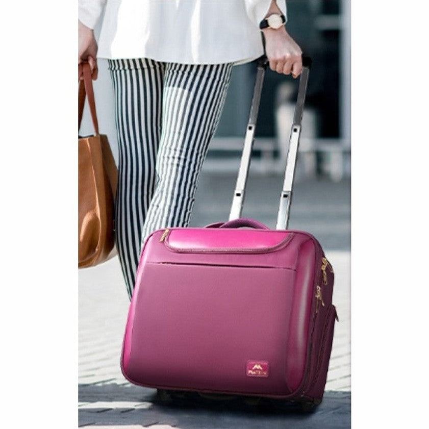 Business Laptop Trolley 17-Inch Laptop Trolley Water-Resistant, Anti-Theft & Spacious
