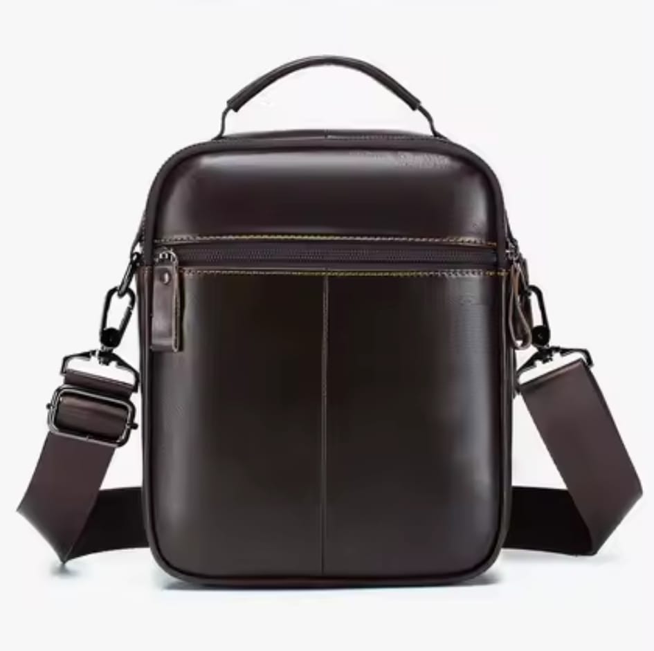 Crossbody Shoulder Bag – Sleek Urban Leather & Functional with Multi-Pocket for Everyday Use