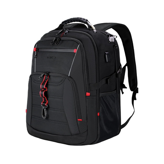 Kroser 48L Travel Laptop Backpack TSA-Friendly - Water Resistant & Anti Theft – Fits 17-Inch Laptops - Black