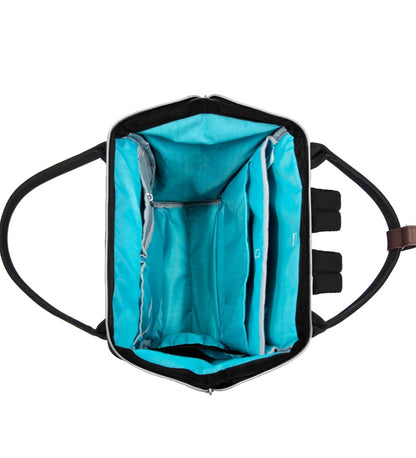 Kroser 15.6-Inch Laptop Bag Lightweight, Water-Resistant Shoulder Backpack with USB Port – Unisex, Black