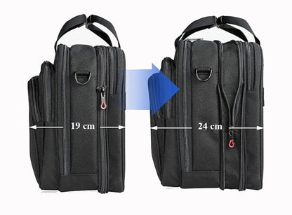 Kroser Business Laptop Briefcase Water Resistant - 17 Inch - RFID Safe - Lightweight & Expandable