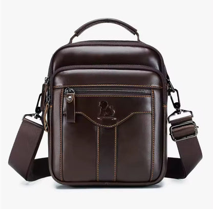 Crossbody Shoulder Bag – Sleek Urban Leather & Functional with Multi-Pocket for Everyday Use
