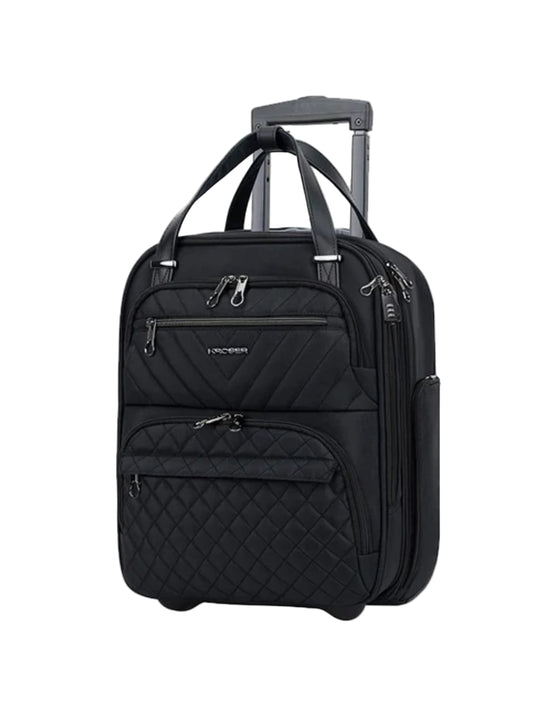 KROSER Business Hand Luggage Trolley 40cm – Lightweight, Water-Resistant Carry-On - 15.6" Laptop Compartment