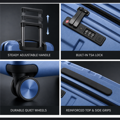 KangarCase Compact Hand Luggage Suitcase