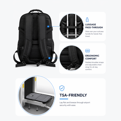 KangarCase Travel Laptop Backpack 45L