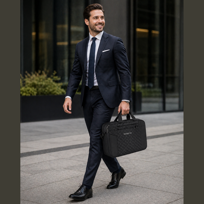 KangarCase Business Quilted Briefcase