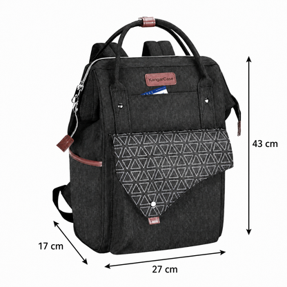 Laptop Bag 15.6-Inch Lightweight, Water Resistant Shoulder Backpack with  Unisex
