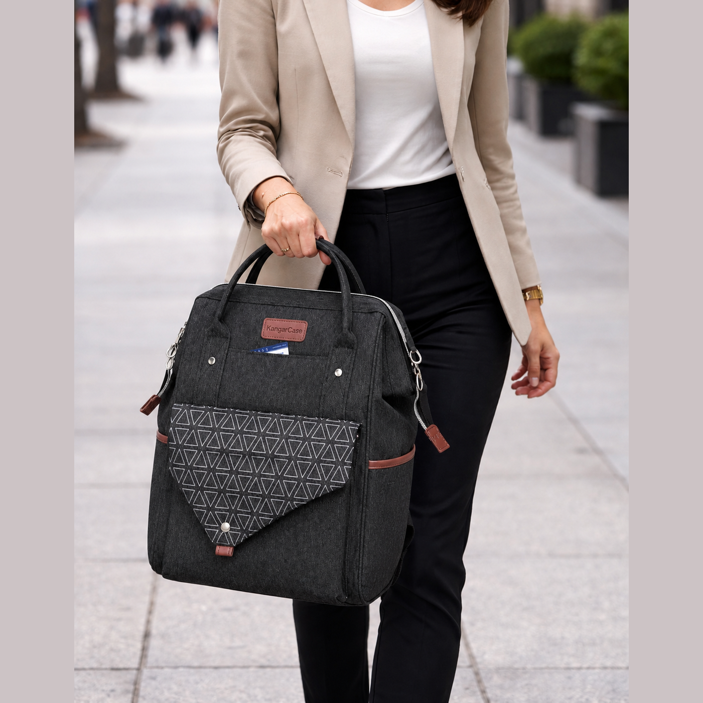 Laptop Bag 15.6-Inch Lightweight, Water Resistant Shoulder Backpack with  Unisex