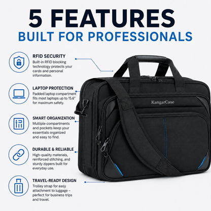 KangarCase Business Laptop Briefcase