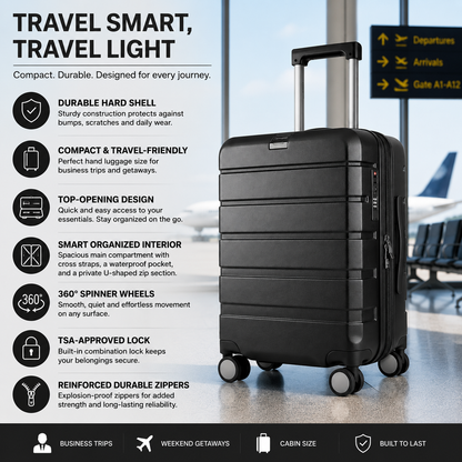 KangarCase Compact Hand Luggage Suitcase