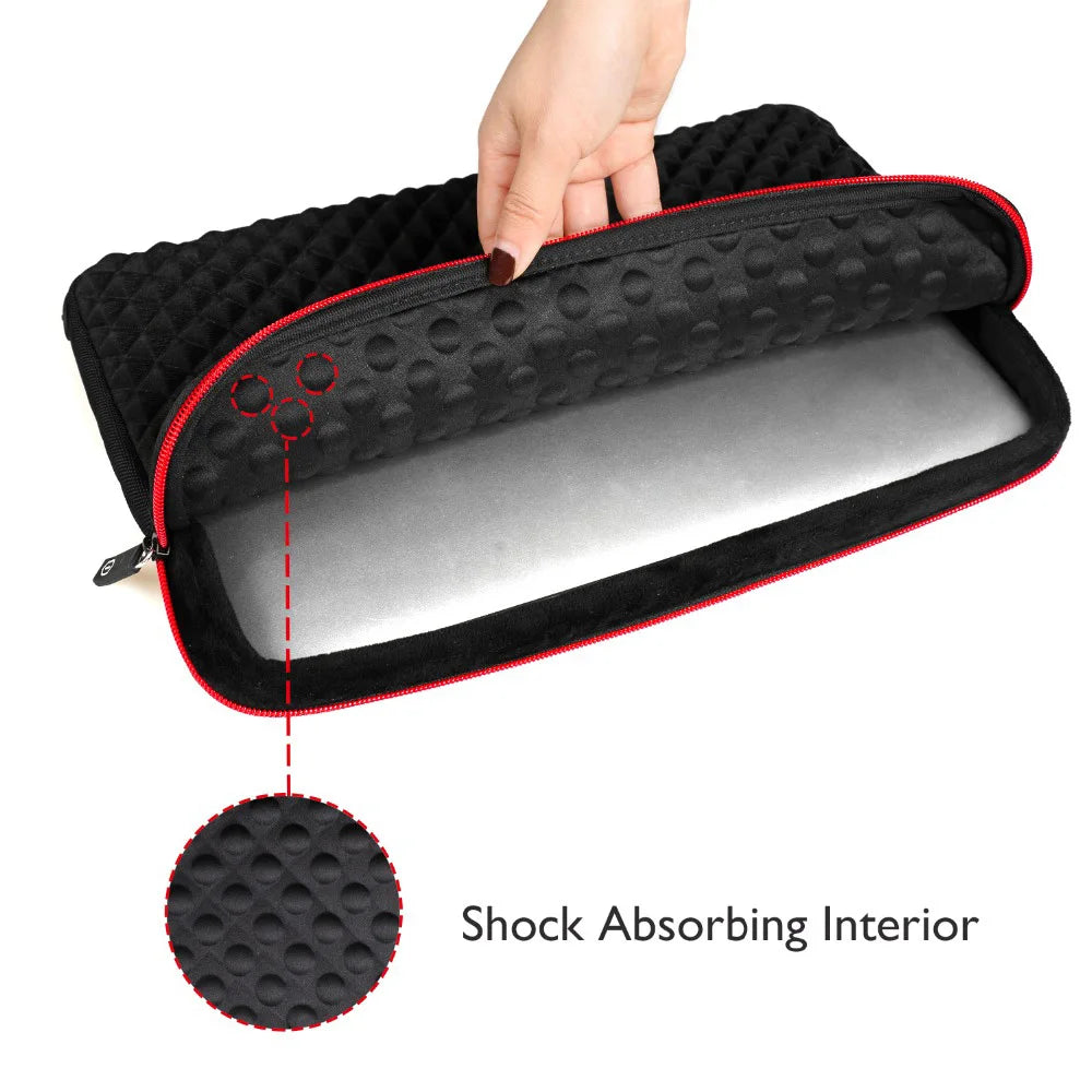 17.3-Inch Laptop Sleeve – Quilted Drop Corner Protection
