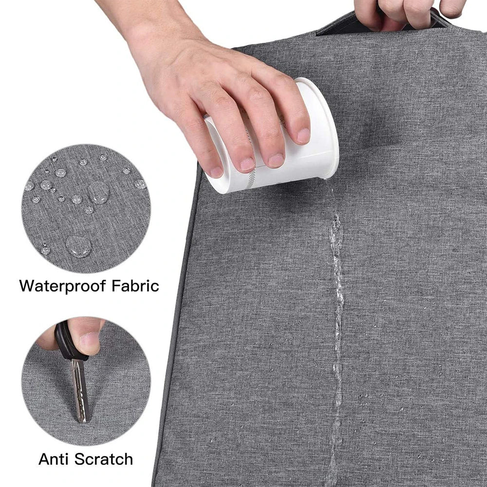 Easy Travel 15 Inch Laptop Sleeve Extra Front Pocket - Lightweight & Practical Design