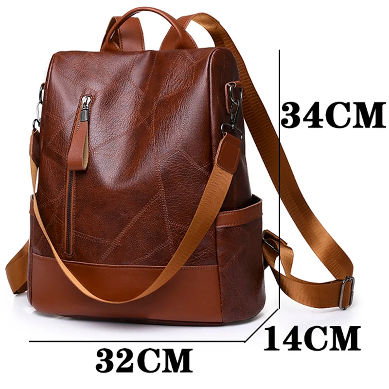 Women’s Backpack & Handbag – Lightweight, Anti-Theft Shoulder Bag with Multiple Pockets for Daily Use & Travel