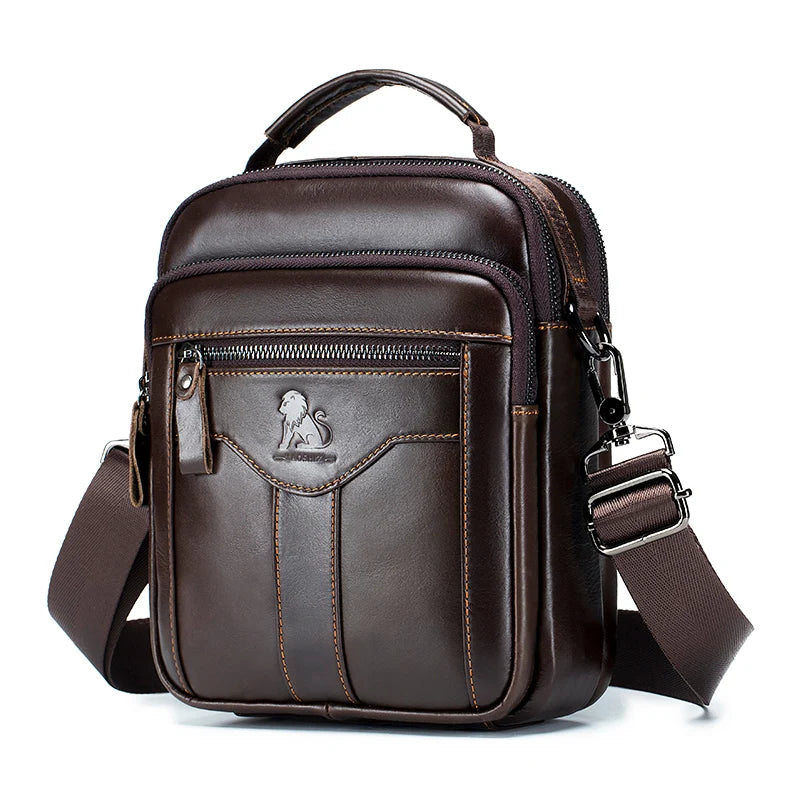 Crossbody Shoulder Bag – Sleek Urban Leather & Functional with Multi-Pocket for Everyday Use